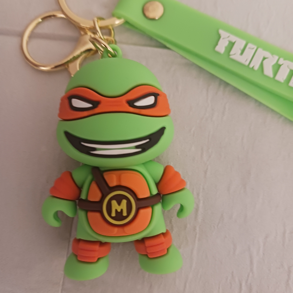 Ninja Turtle Michael Angelo Keychain/bagcharm